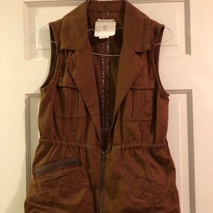 Anthropologie brown vest